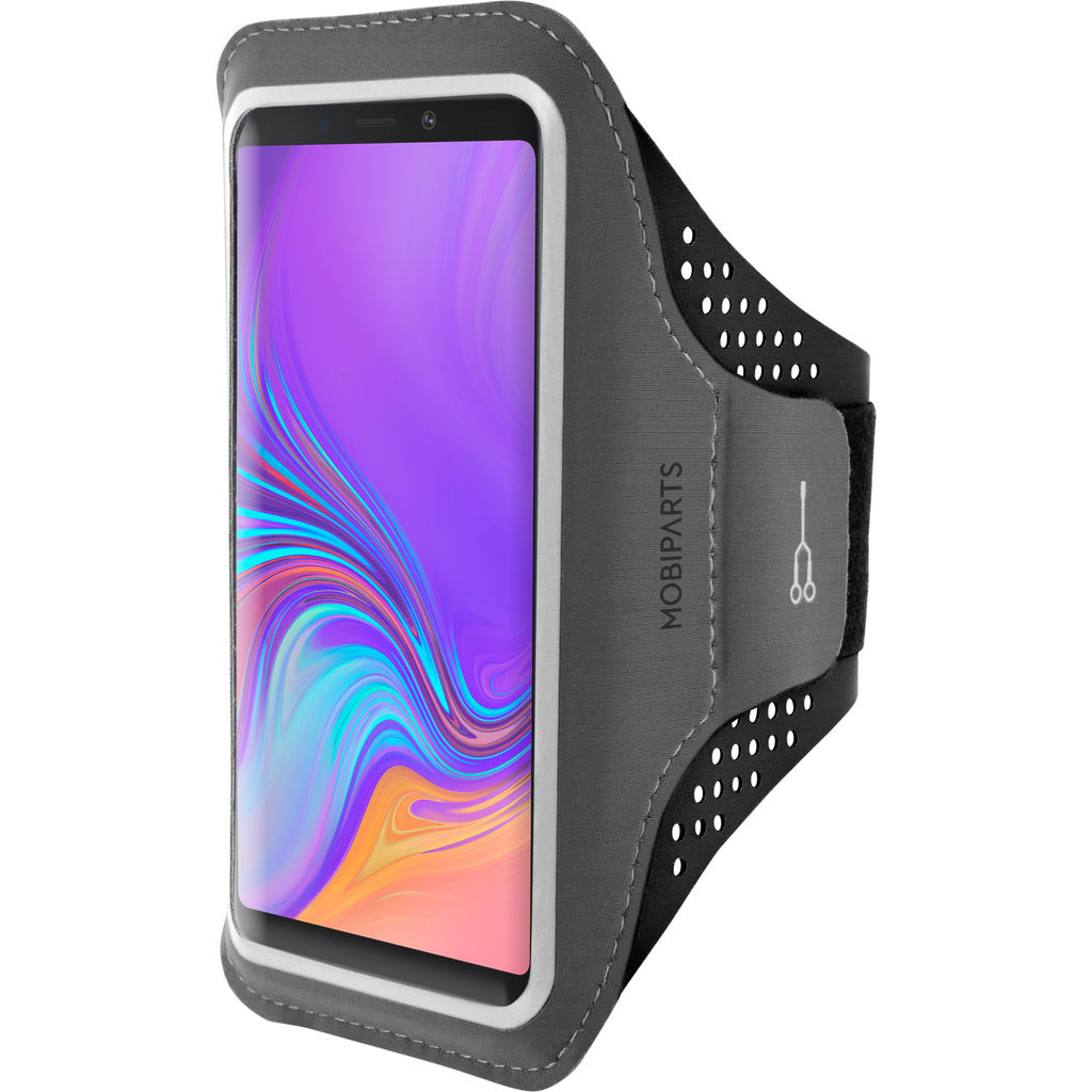 Mobiparts Mobiparts Comfort Fit Sport Armband voor Samsung Galaxy A9 (2018) - Zwart