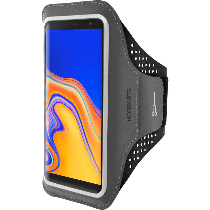 Mobiparts Mobiparts Comfort Fit Sport Armband voor Samsung Galaxy J6 Plus (2018) - Zwart