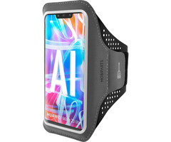 Mobiparts Mobiparts Comfort Fit Sport Armband voor Huawei Mate 20 Lite - Zwart
