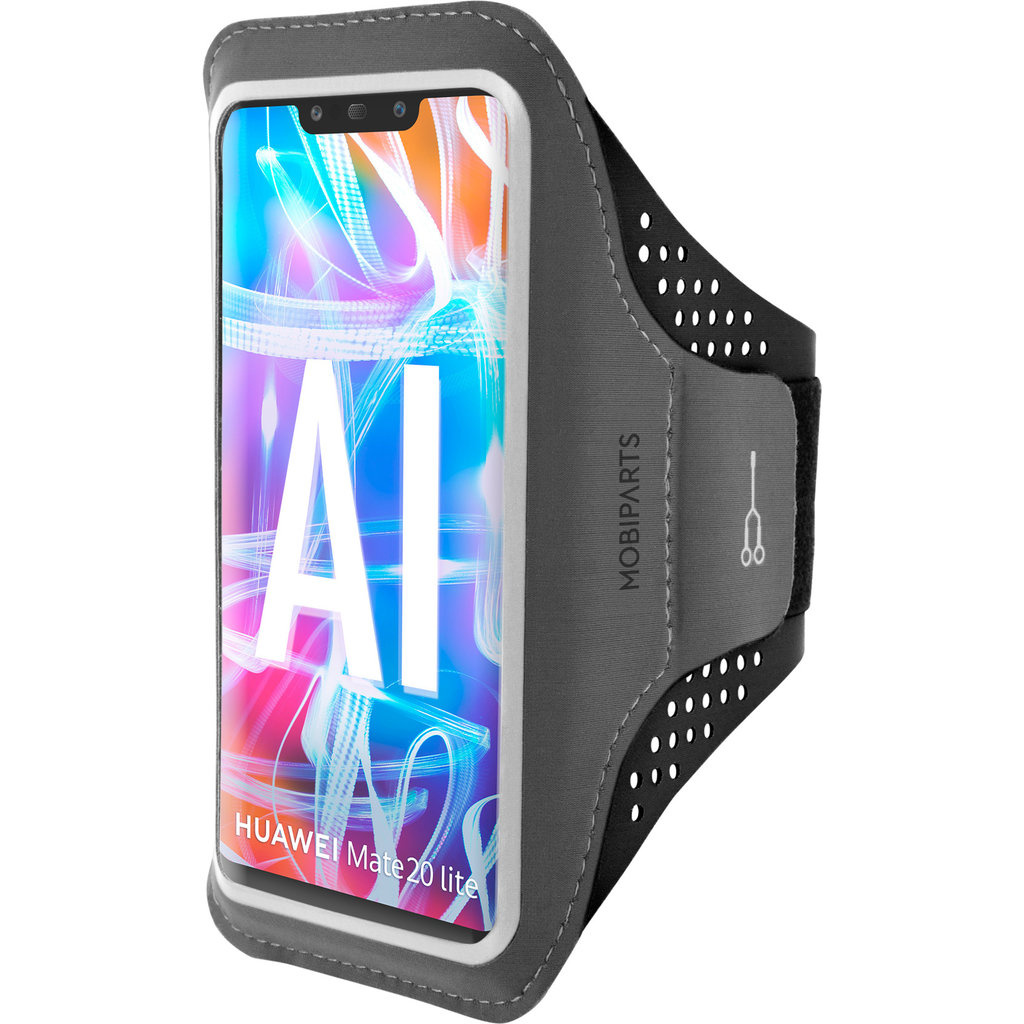 Mobiparts Mobiparts Comfort Fit Sport Armband voor Huawei Mate 20 Lite - Zwart