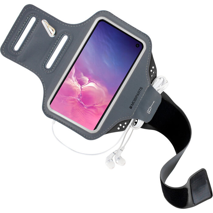 Mobiparts Mobiparts Comfort Fit Sportarmband Samsung Galaxy S10e - Zwart