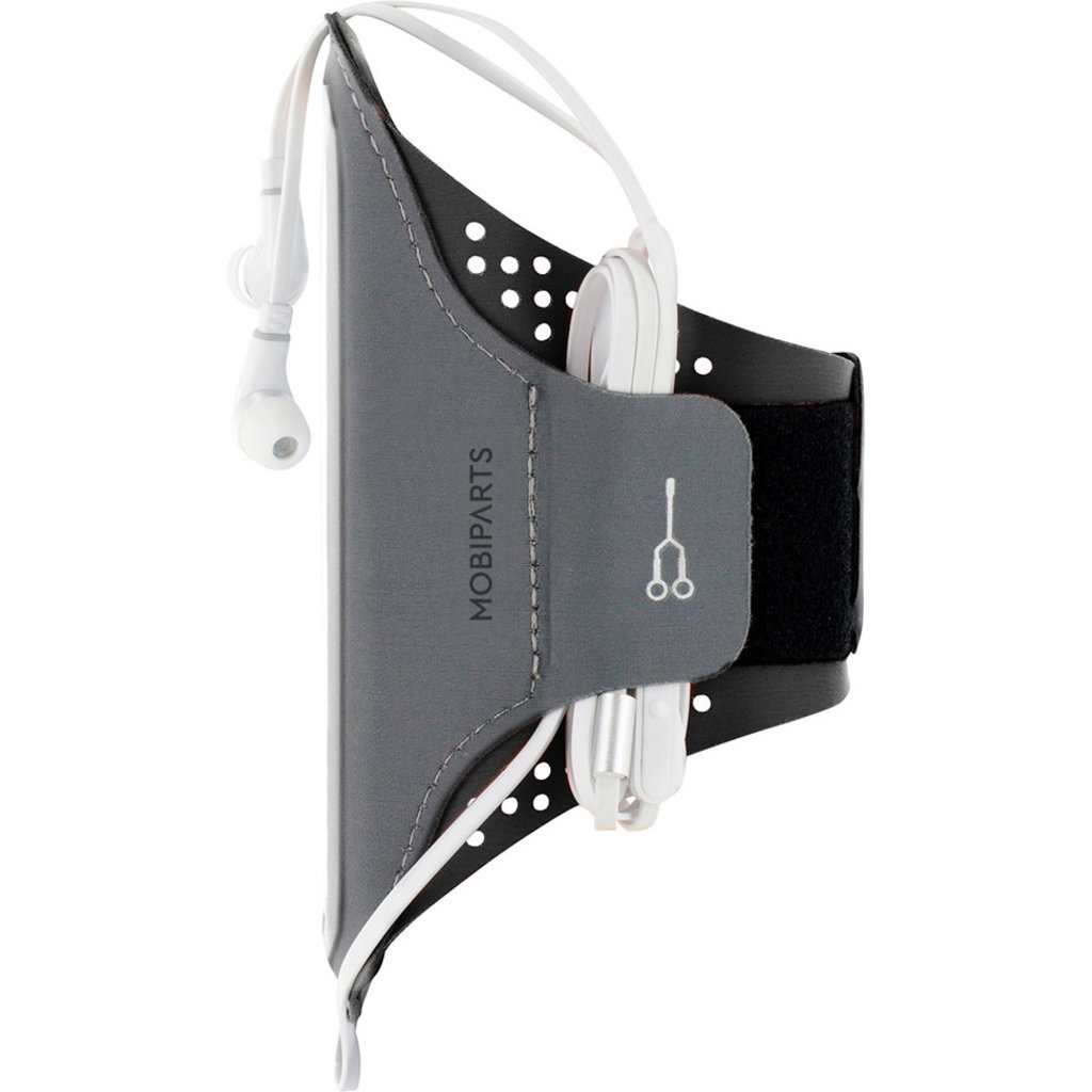 Mobiparts Mobiparts Comfort Fit Sportarmband voor Samsung Galaxy S10 Plus - Zwart