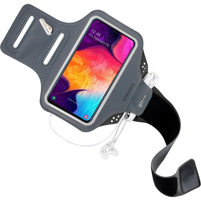 Mobiparts Mobiparts Comfort Fit Sport Armband voor Samsung Galaxy A50 / A30S - Zwart