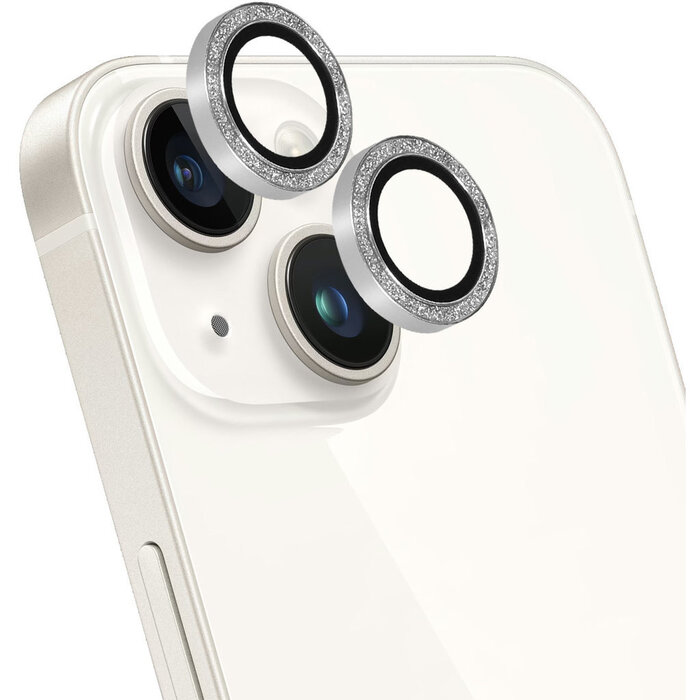 Mobiparts Mobiparts Camera Lens Protector voor Apple iPhone 14 / 14 Plus - Zilver