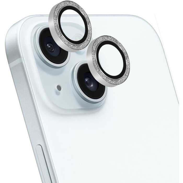 Mobiparts Mobiparts Camera Lens Protector Apple iPhone 15/15 Plus Silver