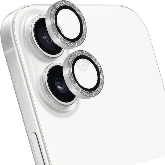 Mobiparts Mobiparts Camera Lens Protector voor Apple iPhone 17 - Zilver (2-Pack)