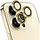Mobiparts Camera Lens Protector Apple iPhone 14 Pro/14 Pro Max Glitter Gold