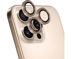 Mobiparts Mobiparts Camera Lens Protector voor iPhone 16 Pro / 16 Pro Max - Rose Gold