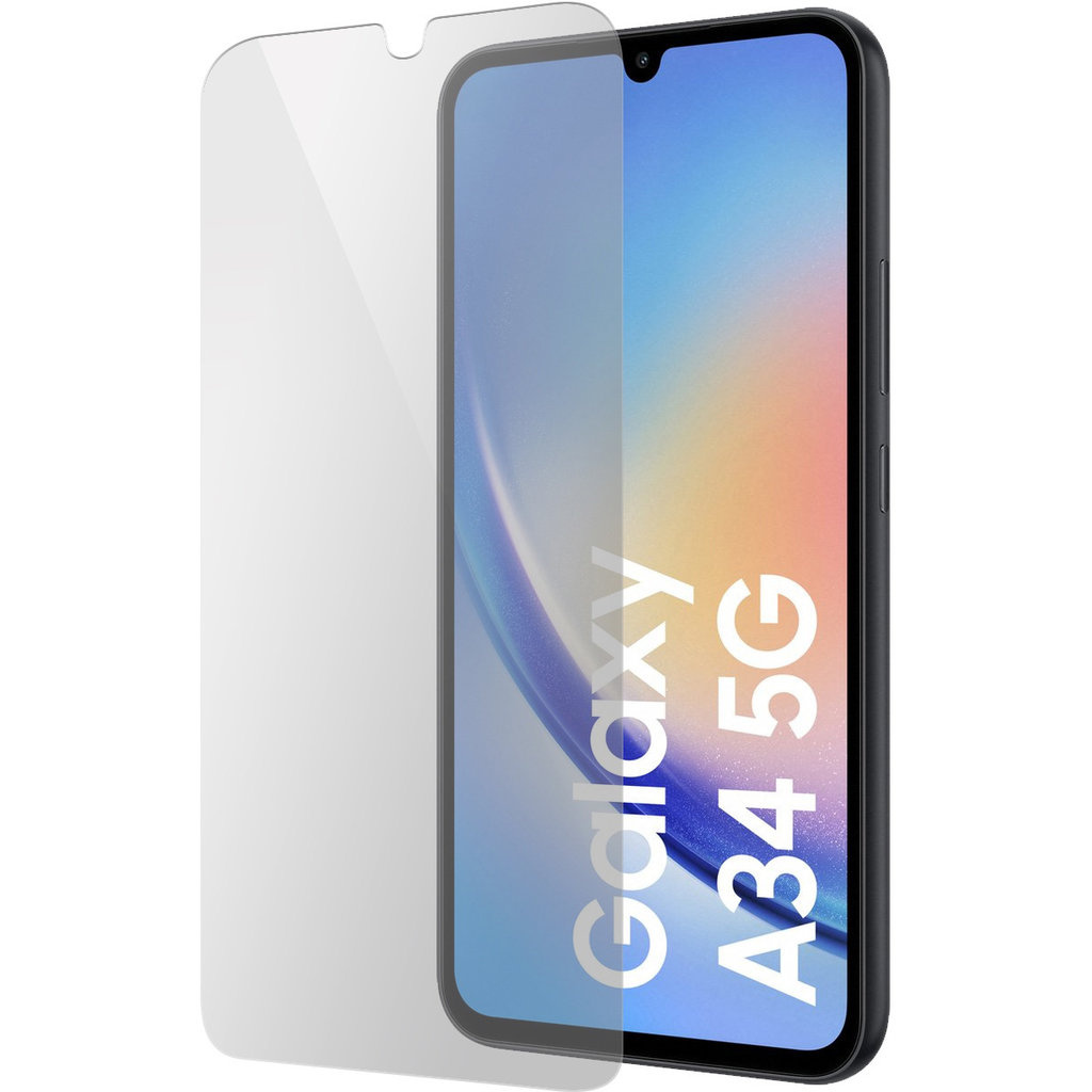 Mobiparts Mobiparts Tempered Glass Screenprotector voor Samsung Galaxy A34 5G