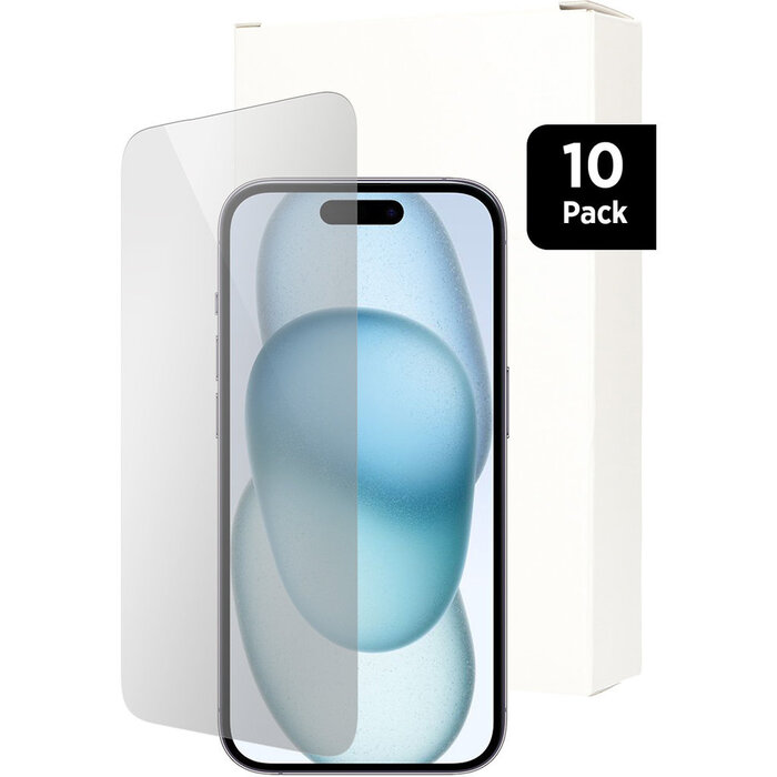 Mobiparts Mobiparts Regular Tempered Glass Apple iPhone 15 - 10 Pack