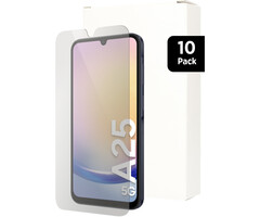 Mobiparts Mobiparts Tempered Glass voor Samsung Galaxy A25 - 10 Stuks - Screenprotector