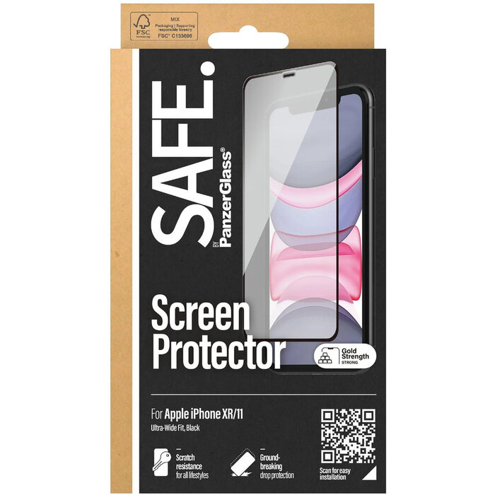 SAFE by PanzerGlass SAFE by Panzerglass Apple iPhone 11/XR - Edge-to-Edge