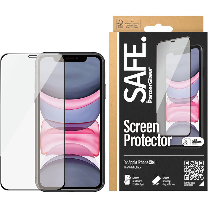 SAFE by PanzerGlass SAFE by Panzerglass Apple iPhone 11/XR - Edge-to-Edge