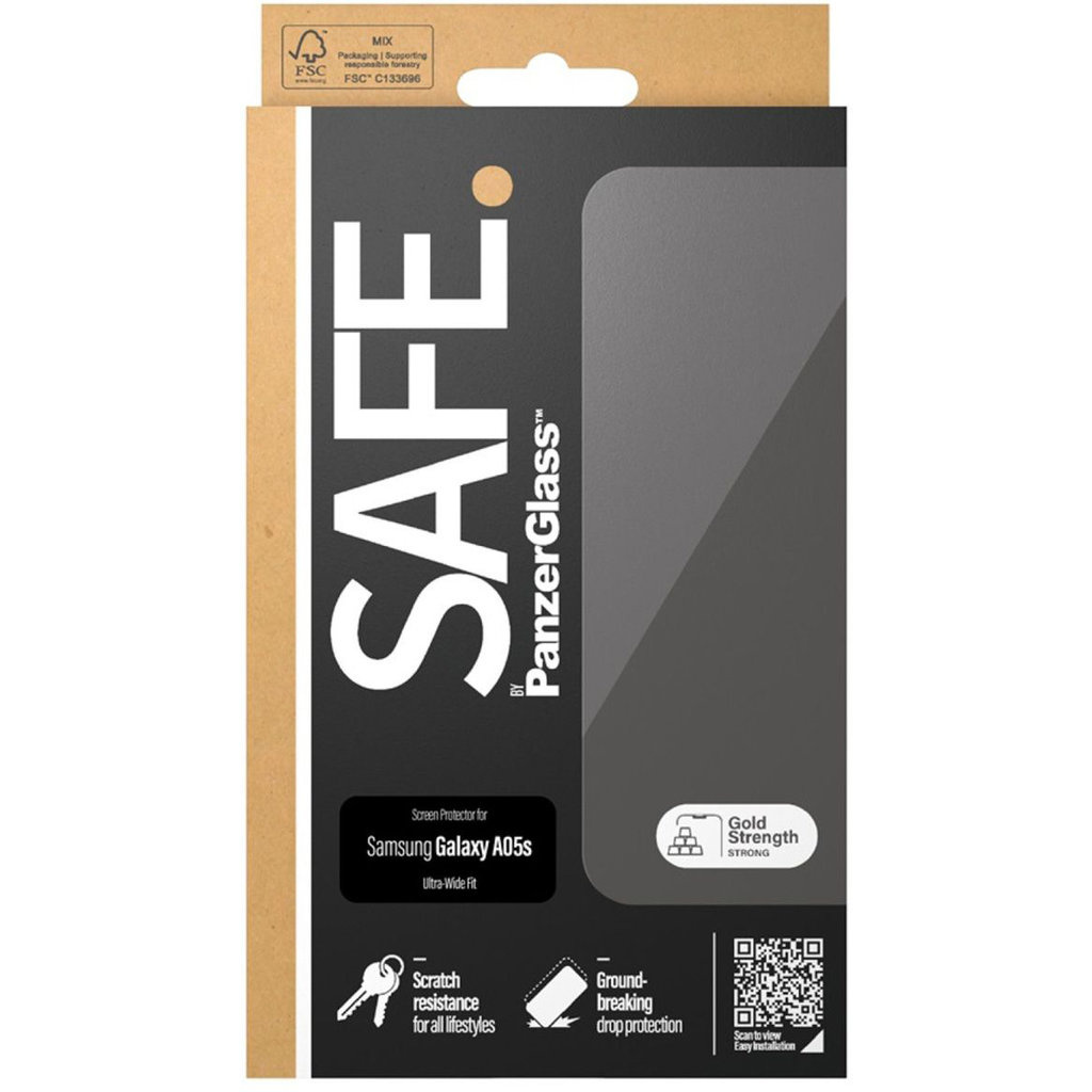 SAFE by PanzerGlass SAFE by PanzerGlass Screenprotector voor Samsung Galaxy A05s - Gehard Glas