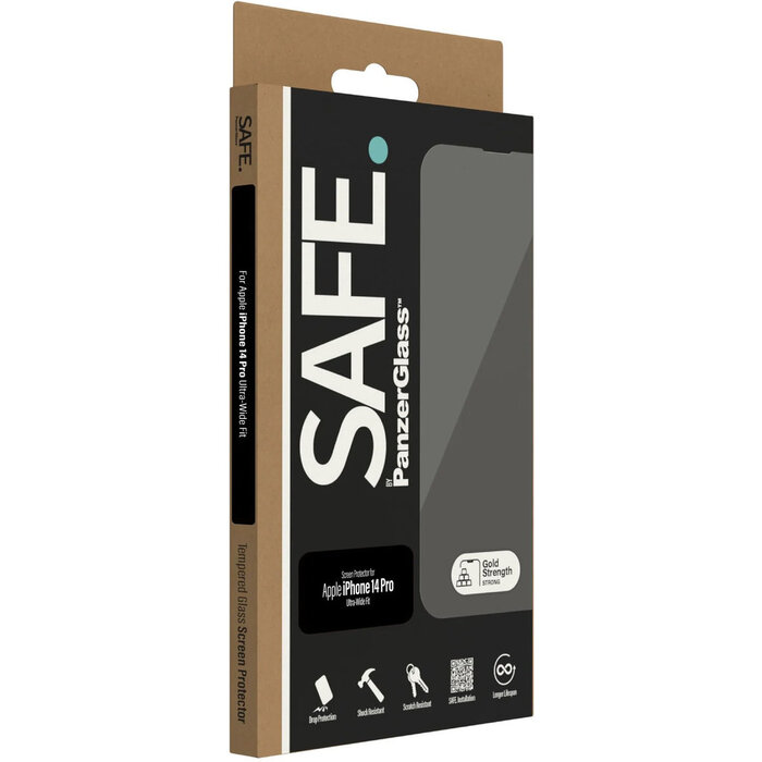 SAFE by PanzerGlass SAFE by PanzerGlass Screenprotector voor Apple iPhone 14 Pro - Ultra-Wide-Fit