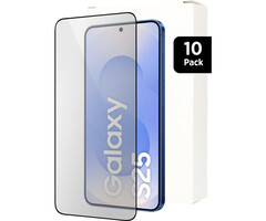 Mobiparts Mobiparts Tempered Glass Samsung Galaxy S25 Screenprotector - 10 Stuks