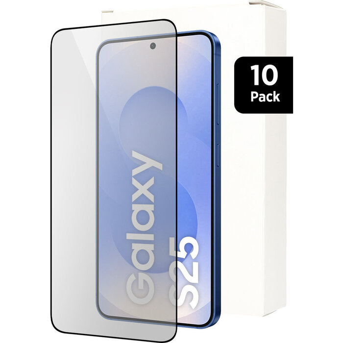 Mobiparts Mobiparts Tempered Glass Samsung Galaxy S25 Screenprotector - 10 Stuks