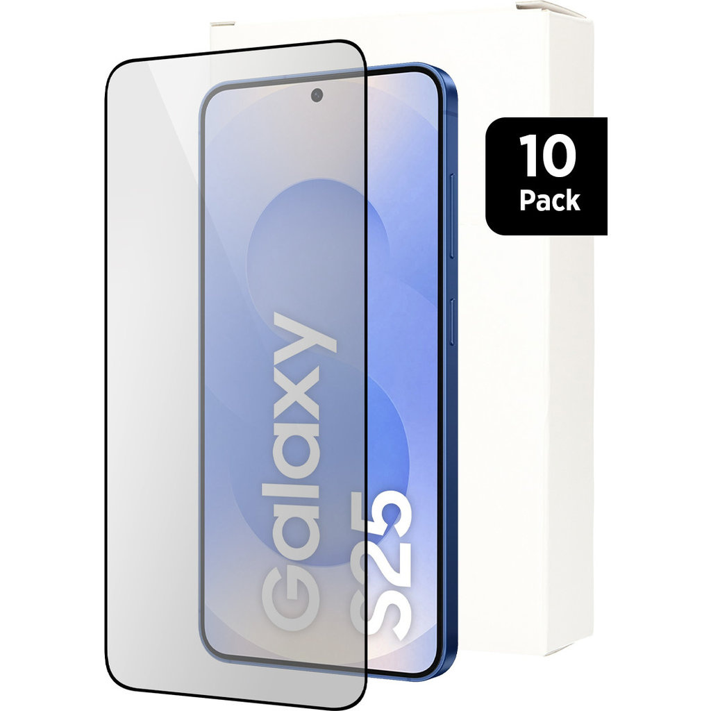 Mobiparts Mobiparts Tempered Glass Samsung Galaxy S25 Screenprotector - 10 Stuks