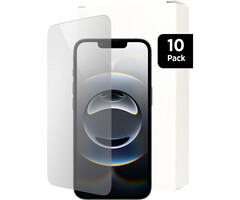 Mobiparts Mobiparts Tempered Glass Screenprotector 10-Pack voor iPhone 17e/16e/14/13/13 Pro