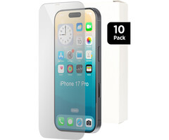 Mobiparts Mobiparts Tempered Glass Screenprotector 10-Pack voor iPhone 17, 17 Pro & 16 Pro