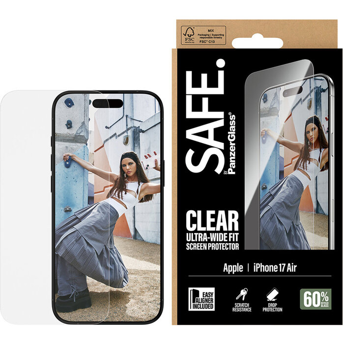 SAFE by PanzerGlass SAFE by Panzerglass Apple iPhone Air - Ultra-Wide-Fit