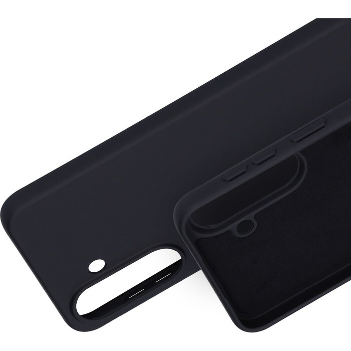 Mobiparts Mobiparts Silicone Cover voor Samsung Galaxy A37 - Zwart