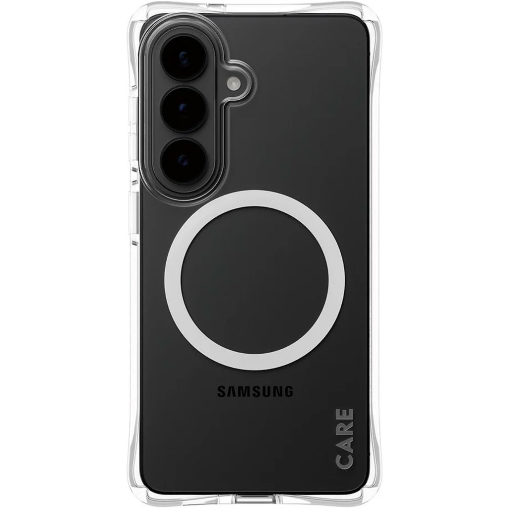 CARE by PanzerGlass PanzerGlass Samba Case voor Samsung Galaxy S26 - Transparant & Qi-geschikt