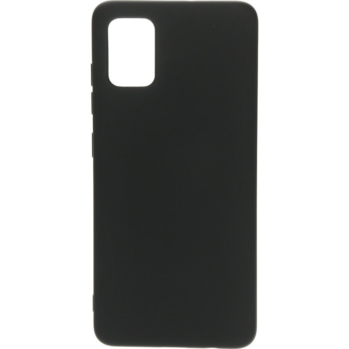 Mobiparts Mobiparts Siliconen Cover voor Samsung Galaxy A51 - Zwart