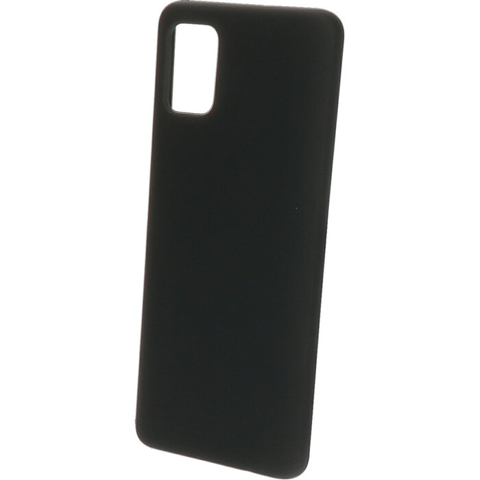 Mobiparts Mobiparts Siliconen Cover voor Samsung Galaxy A51 - Zwart