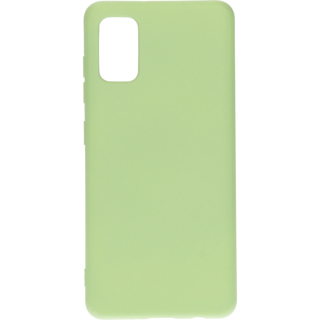 Mobiparts Mobiparts Siliconen Cover voor Samsung Galaxy A41 - Pistache Groen
