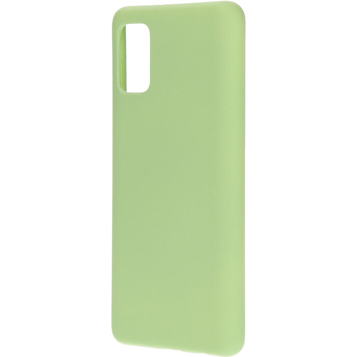 Mobiparts Mobiparts Siliconen Cover voor Samsung Galaxy A41 - Pistache Groen