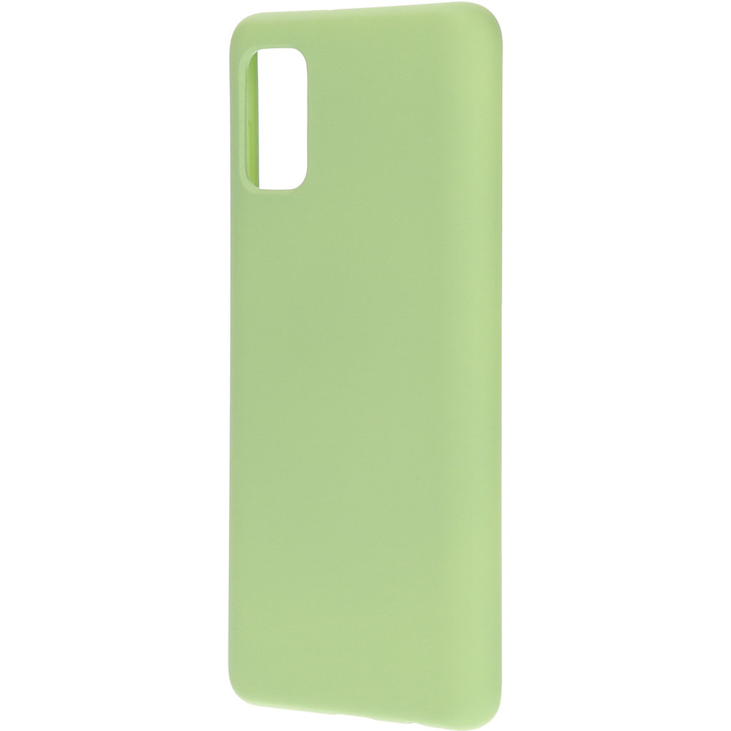 Mobiparts Mobiparts Siliconen Cover voor Samsung Galaxy A41 - Pistache Groen