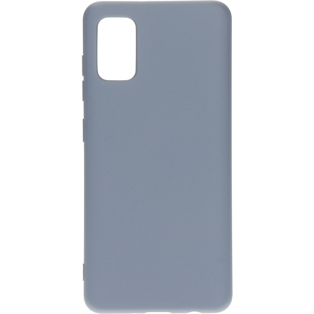 Mobiparts Mobiparts Silicone Cover voor Samsung Galaxy A41 - Royal Grey
