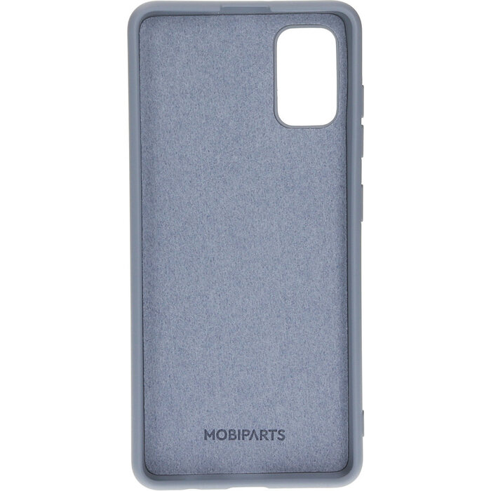 Mobiparts Mobiparts Silicone Cover voor Samsung Galaxy A41 - Royal Grey