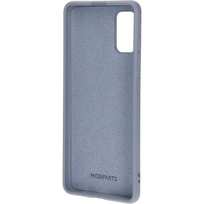 Mobiparts Mobiparts Silicone Cover voor Samsung Galaxy A41 - Royal Grey