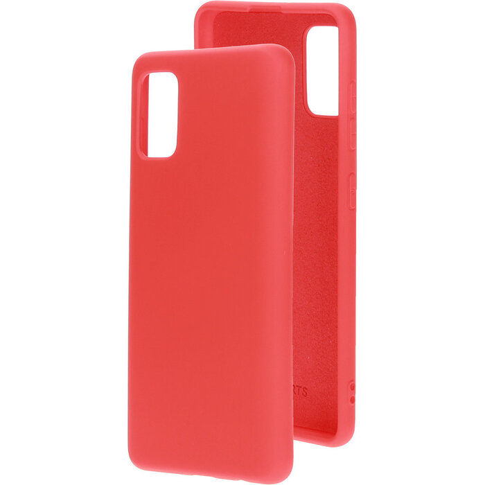 Mobiparts Mobiparts Siliconen Hoesje voor Samsung Galaxy A41 - Scarlet Red