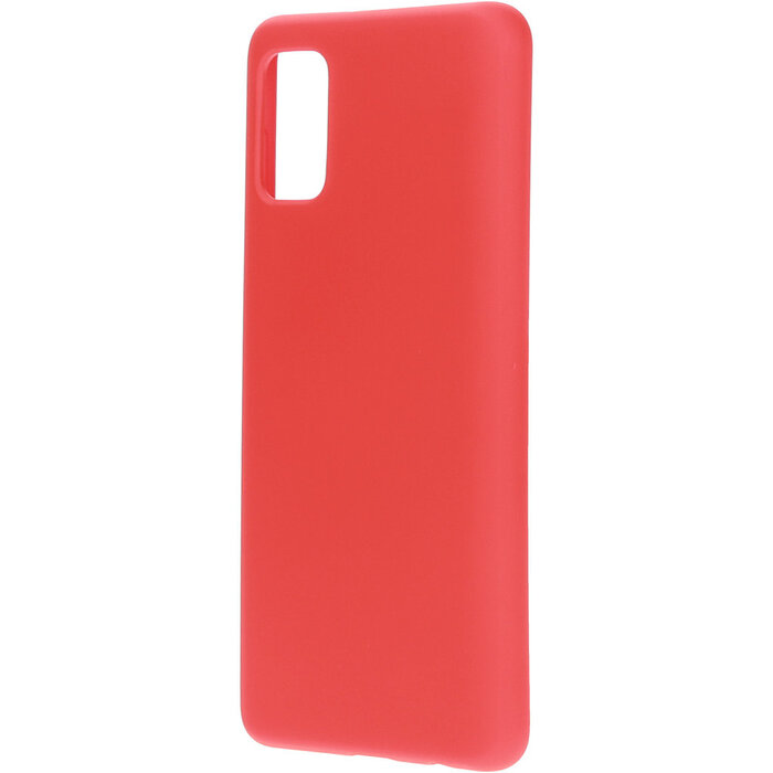 Mobiparts Mobiparts Siliconen Hoesje voor Samsung Galaxy A41 - Scarlet Red