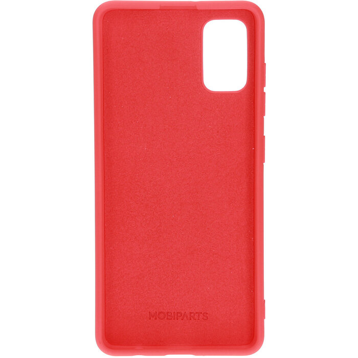 Mobiparts Mobiparts Siliconen Hoesje voor Samsung Galaxy A41 - Scarlet Red