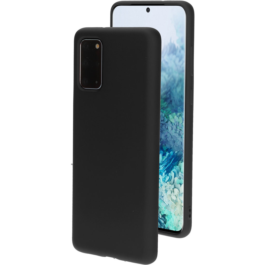 Mobiparts Mobiparts Siliconen Cover voor Samsung Galaxy S20 Plus (4G/5G) - Zwart