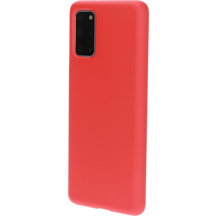 Mobiparts Mobiparts Siliconen Cover voor Samsung Galaxy S20 Plus - Scarlet Red
