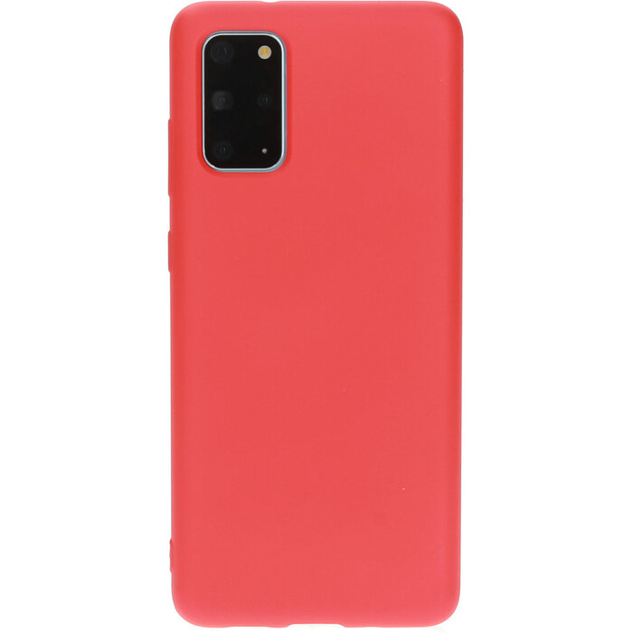 Mobiparts Mobiparts Siliconen Cover voor Samsung Galaxy S20 Plus - Scarlet Red