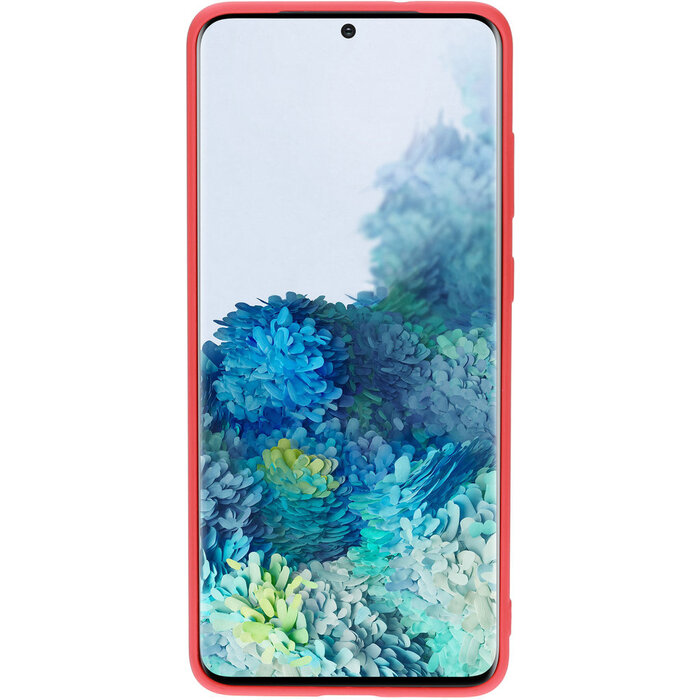 Mobiparts Mobiparts Siliconen Cover voor Samsung Galaxy S20 Plus - Scarlet Red