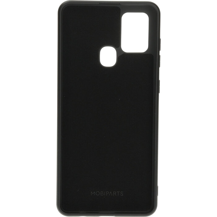 Mobiparts Mobiparts Siliconen Cover voor Samsung Galaxy A21s - Zwart
