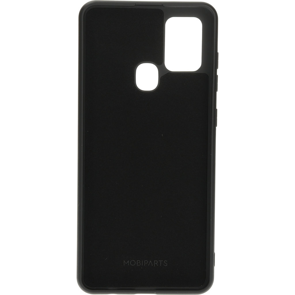 Mobiparts Mobiparts Siliconen Cover voor Samsung Galaxy A21s - Zwart