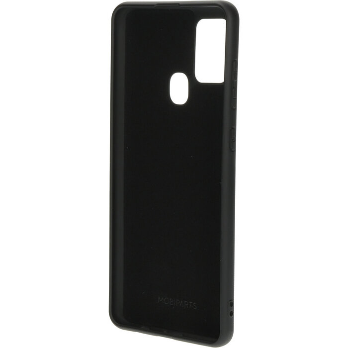 Mobiparts Mobiparts Siliconen Cover voor Samsung Galaxy A21s - Zwart