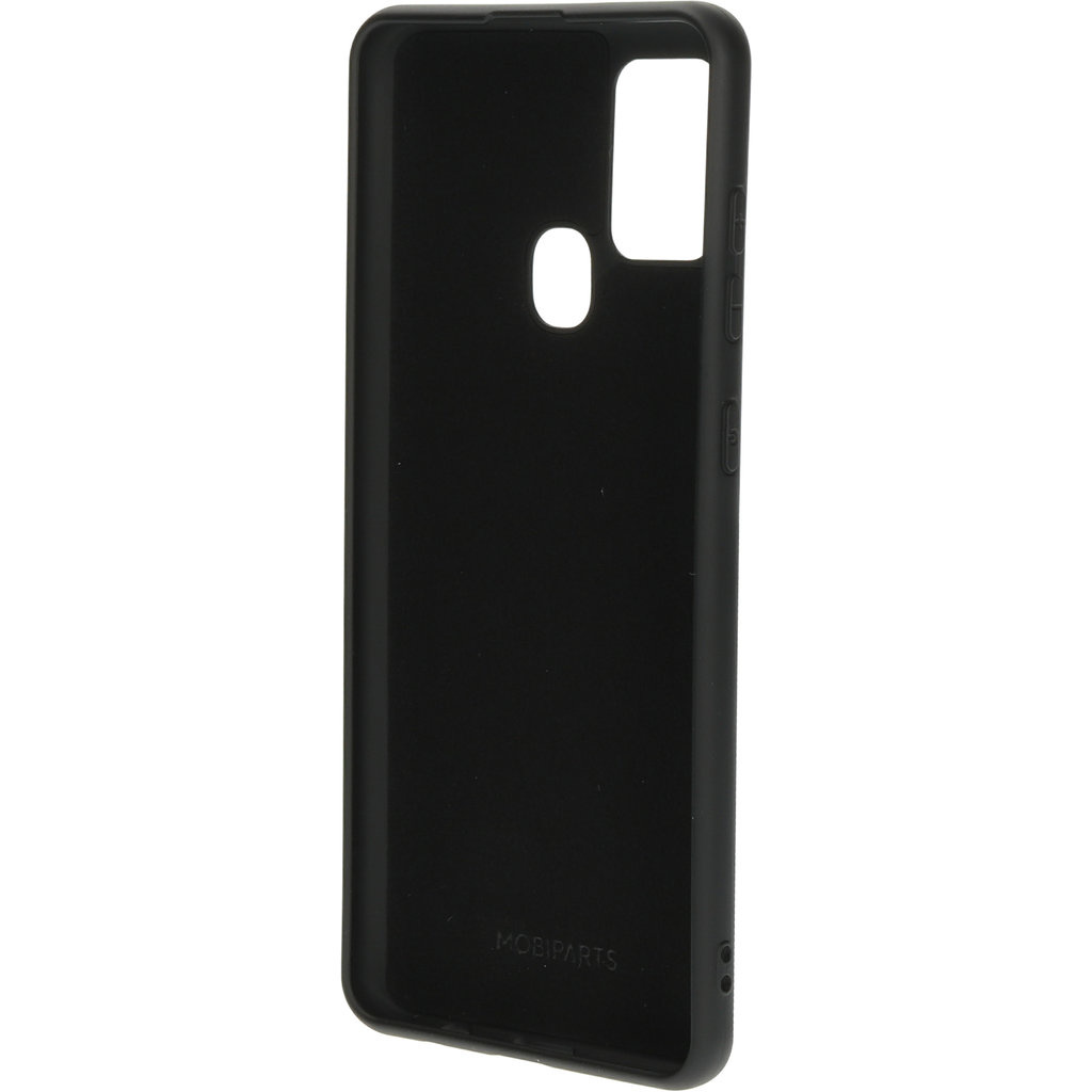 Mobiparts Mobiparts Siliconen Cover voor Samsung Galaxy A21s - Zwart