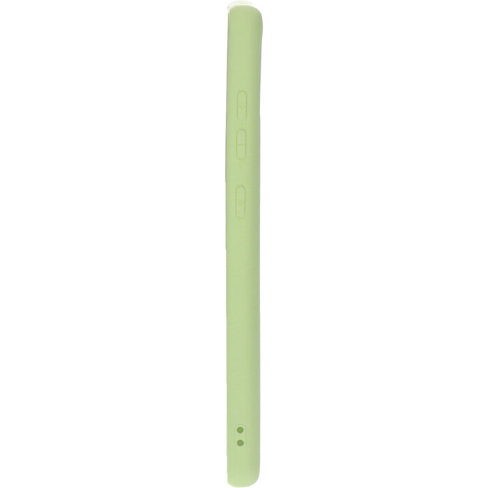 Mobiparts Mobiparts Siliconen Cover voor Samsung Galaxy A21s - Pistache Groen
