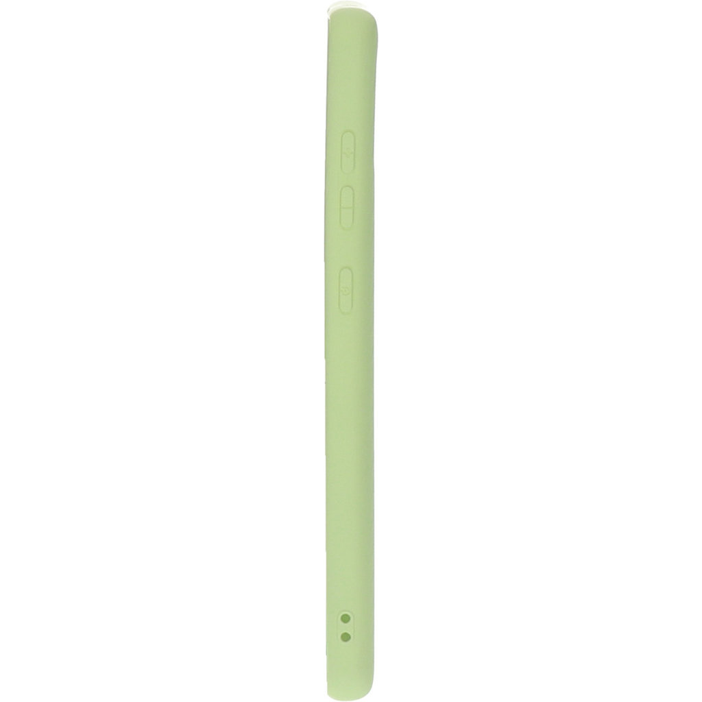 Mobiparts Mobiparts Siliconen Cover voor Samsung Galaxy A21s - Pistache Groen