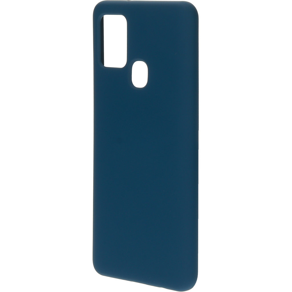 Mobiparts Mobiparts Siliconen Cover voor Samsung Galaxy A21s - Blueberry Blue