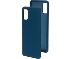 Mobiparts Mobiparts Siliconen Cover voor Samsung Galaxy A41 - Blueberry Blue